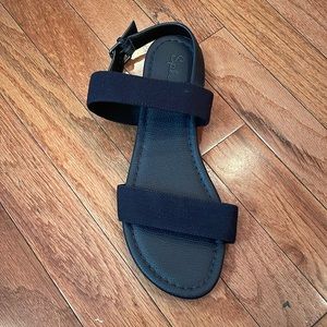 Dark Navy Blue Sandals
